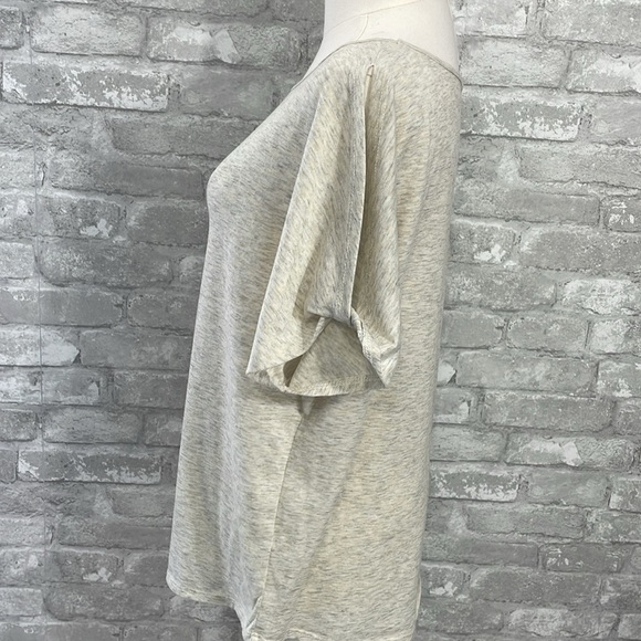 Colette Cream Relaxed Short Sleeve Tee - Picture 2 of 6